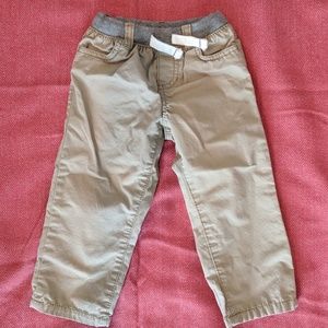 Carter's toddler khaki elastic waist pants 24 MOS